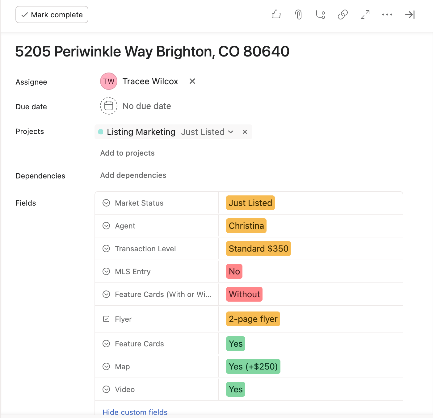 Brokerage form intake setup